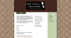 Desktop Screenshot of minigourmetrestaurant.com