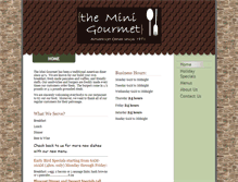 Tablet Screenshot of minigourmetrestaurant.com